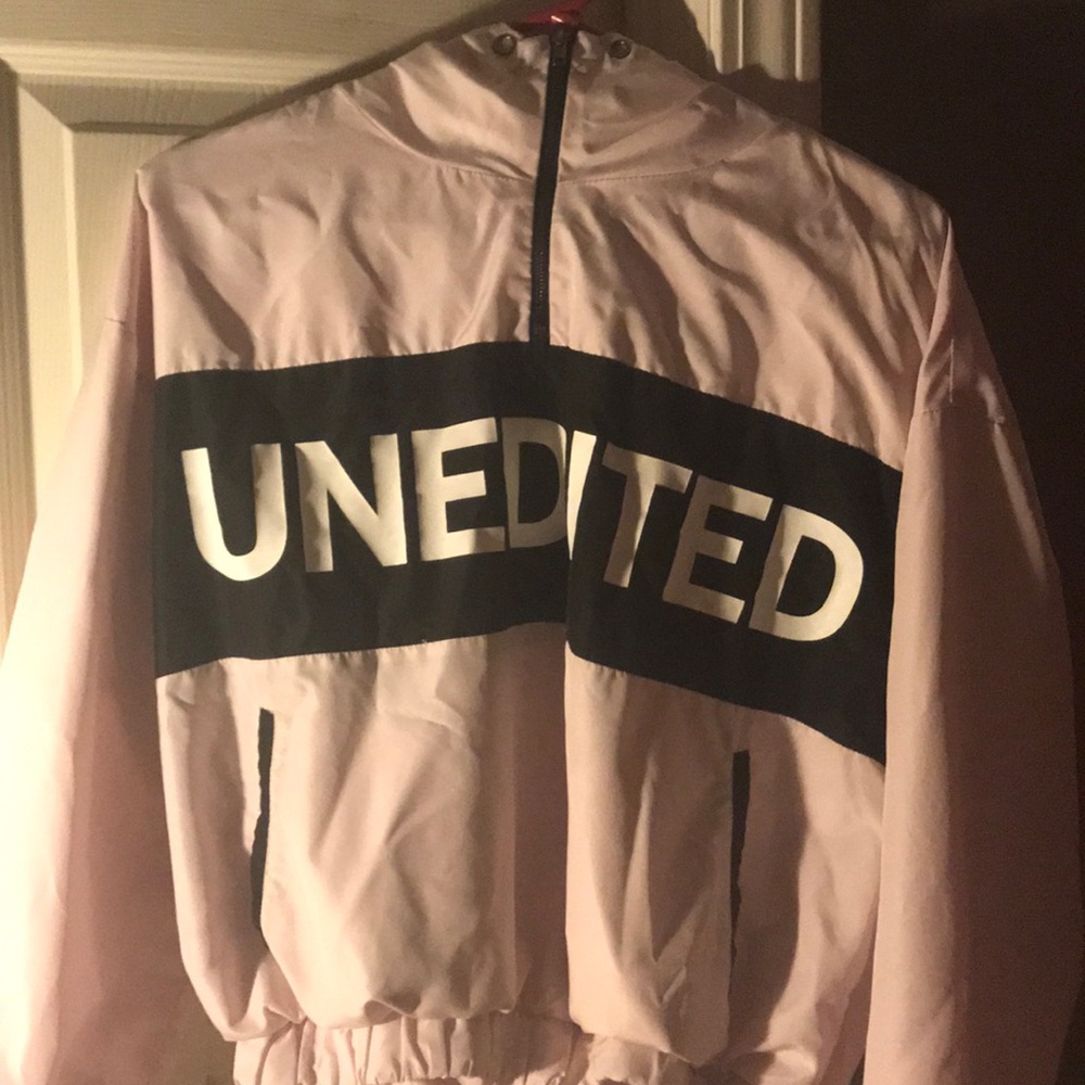 Light pink windbreaker
